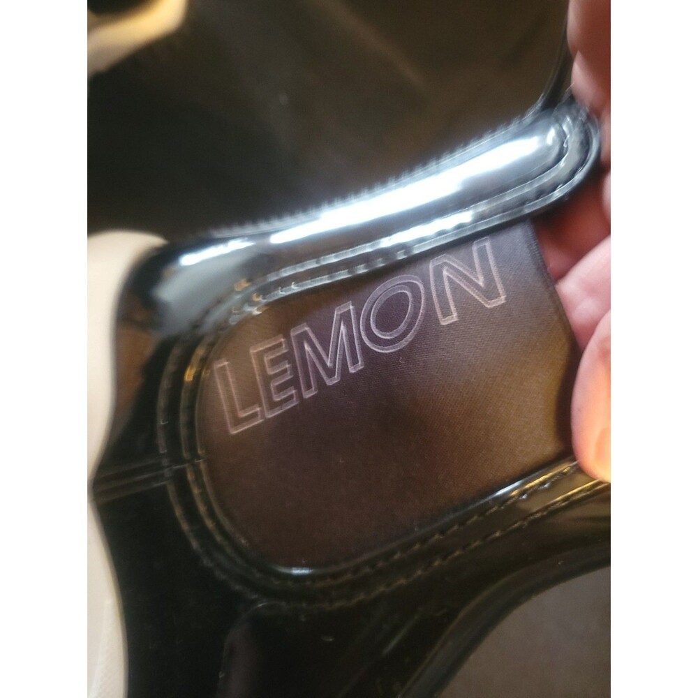 Lemon Jelly Chelsea Rain Boot Black/White SIZE 38 Wellies Waterproof - Picture 6 of 10